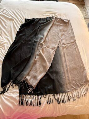 Black and Grey Scarf
